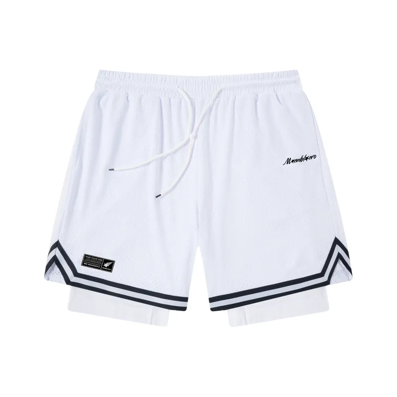 Menblero Basketball Shorts Unisex-15