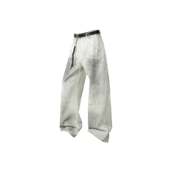 GY.VG Jeans Unisex White