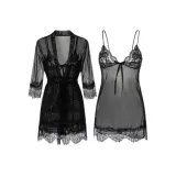 Black (Camisole Dress/Outer Robe)