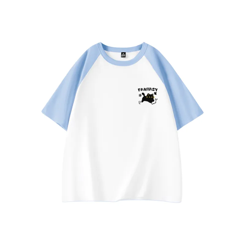 Cotton Raglan Sleeve T Shirt Women's-1