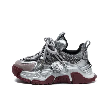 MATA Height Increasing Low Top Chunky Sneakers Women's