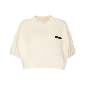 Bottega Veneta Short Sleeved Cropped T Shirt