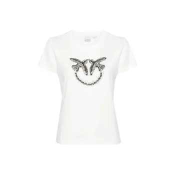 PINKO Logo-Embellished Crewneck T-Shirt