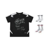 Extreme Night Black+2 Pack Basketball Socks (Style Random Color)
