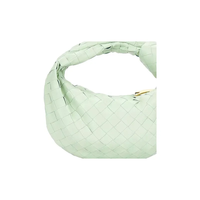 Bottega Veneta JODIE Leather Handbag Mini Women's Green-4