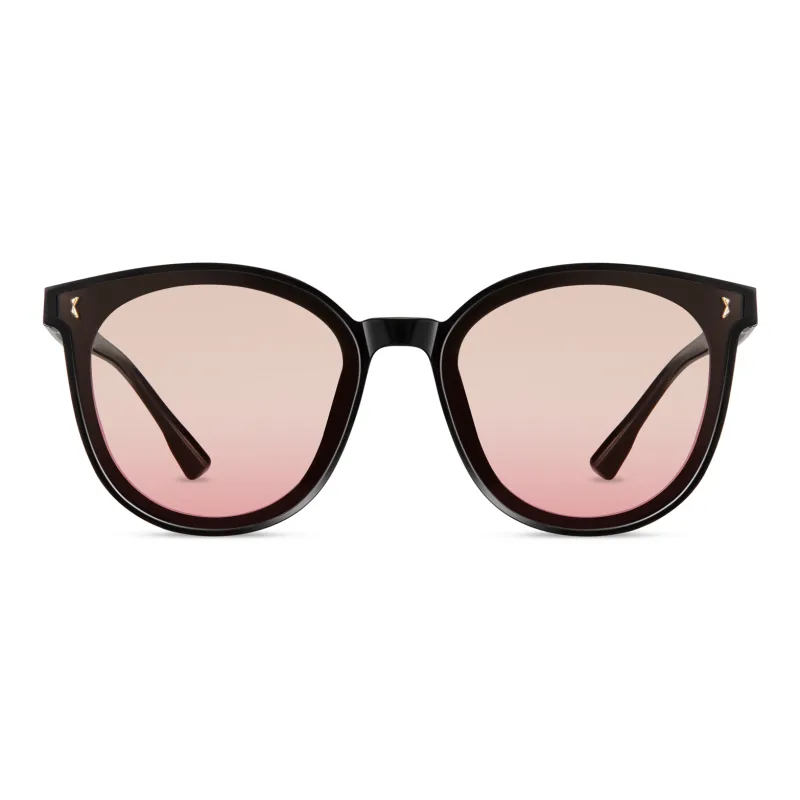 HORIEN TR/Memory Plastic Oval Sunglasses Unisex-15
