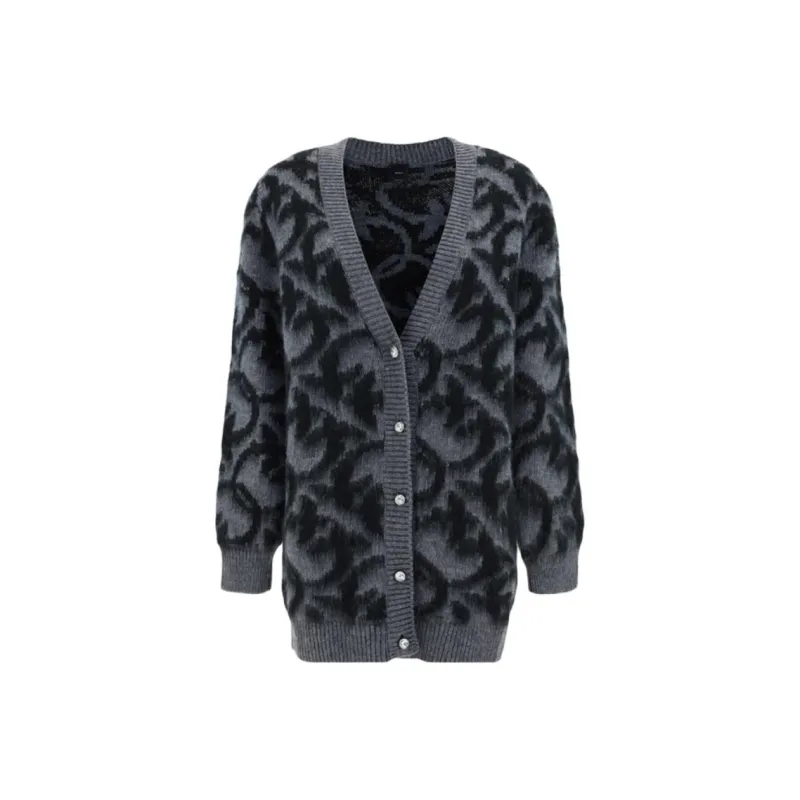PINKO Intarsia knit Button up Cardigan-0