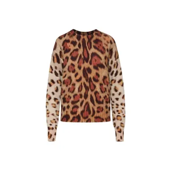 Oscar De La Renta Jaguar Ombré Jumper