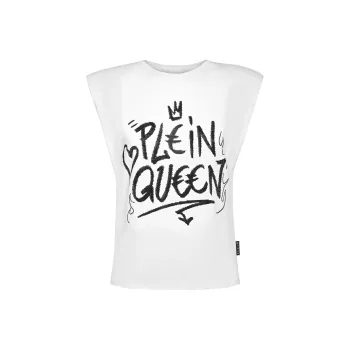 PHILIPP PLEIN Sexy Pure Crystals embellished Sleeveless T shirt