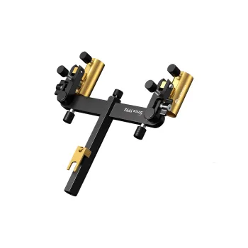 Even Ball Double Gun Mount Fishing Aluminum Alloy