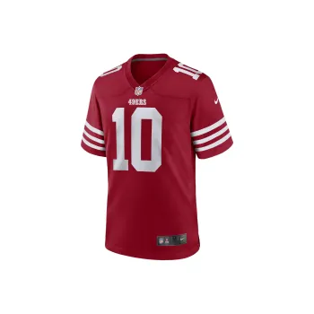 Nike NFL San Francisco 49ers Jimmy Garoppolo Soccer Jerseys Men's Gym Red