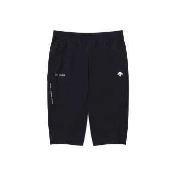 DESCENTE BTF Team 3/4 Stretch Woven Pants Casual Shorts Unisex Black
