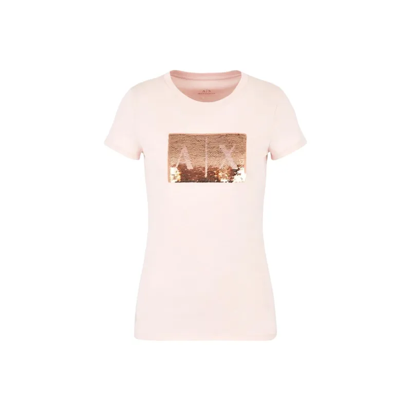 ARMANI EXCHANGEAE Regular T Shirt Women's Pink-0