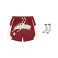 Burgundy+1 Pack Basketball Socks (Style Random Color)