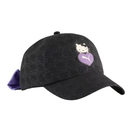 PUMA Polyester Baseball Caps Women's Black