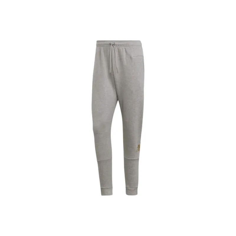 Adidas Sport Athletic Trousers Men's Medium Gray Heather/Matte High Polish Finish-0