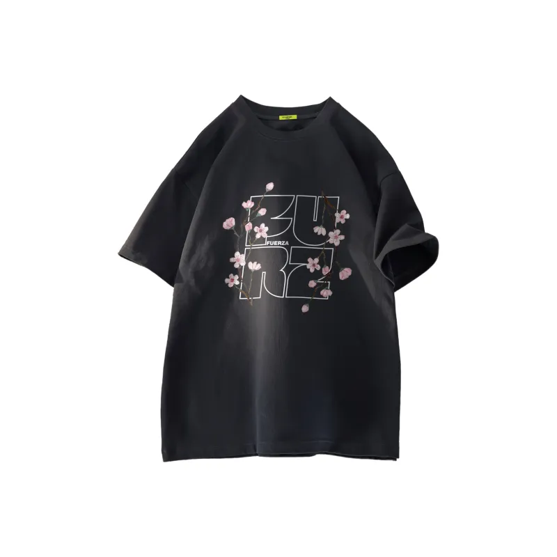 FUERZA Drop Shoulder Sleeve T Shirt Unisex-5