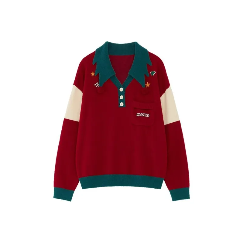 MAMC Sweaters Women's Red-0
