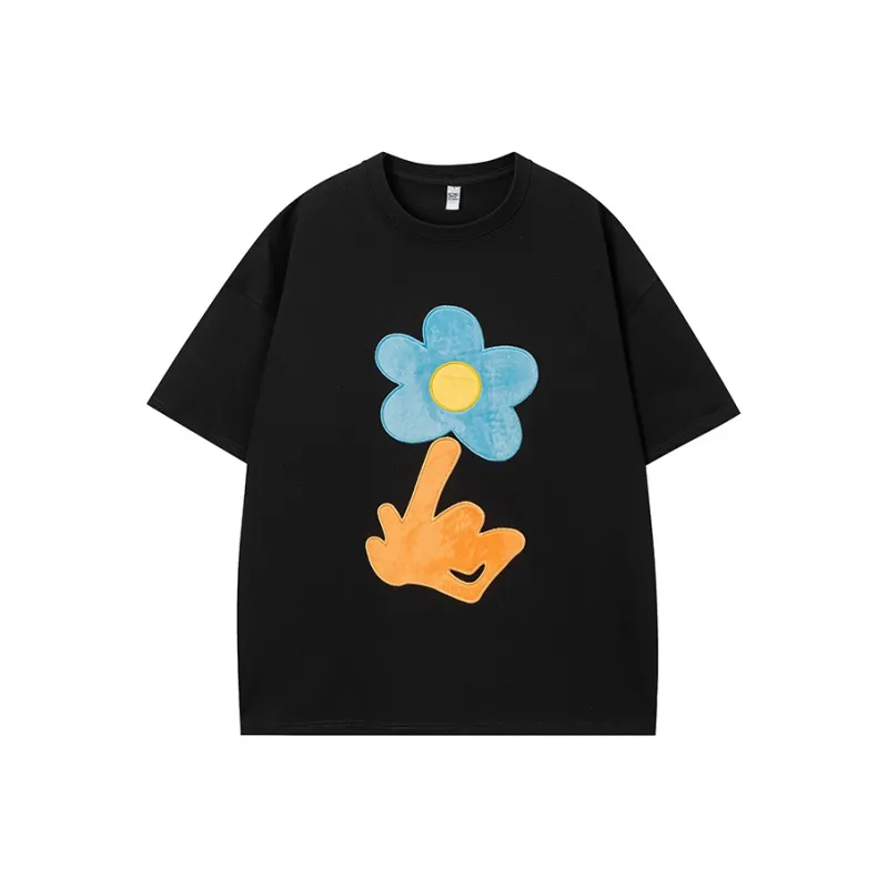 YUZHAOLIN Preppy Style Versatile Half Sleeved T Shirt Unisex-2