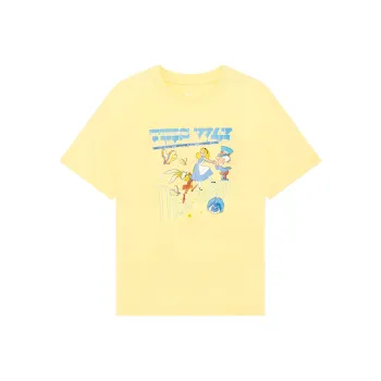 Disney X LINING T Shirts Women's Light Oily Yellow