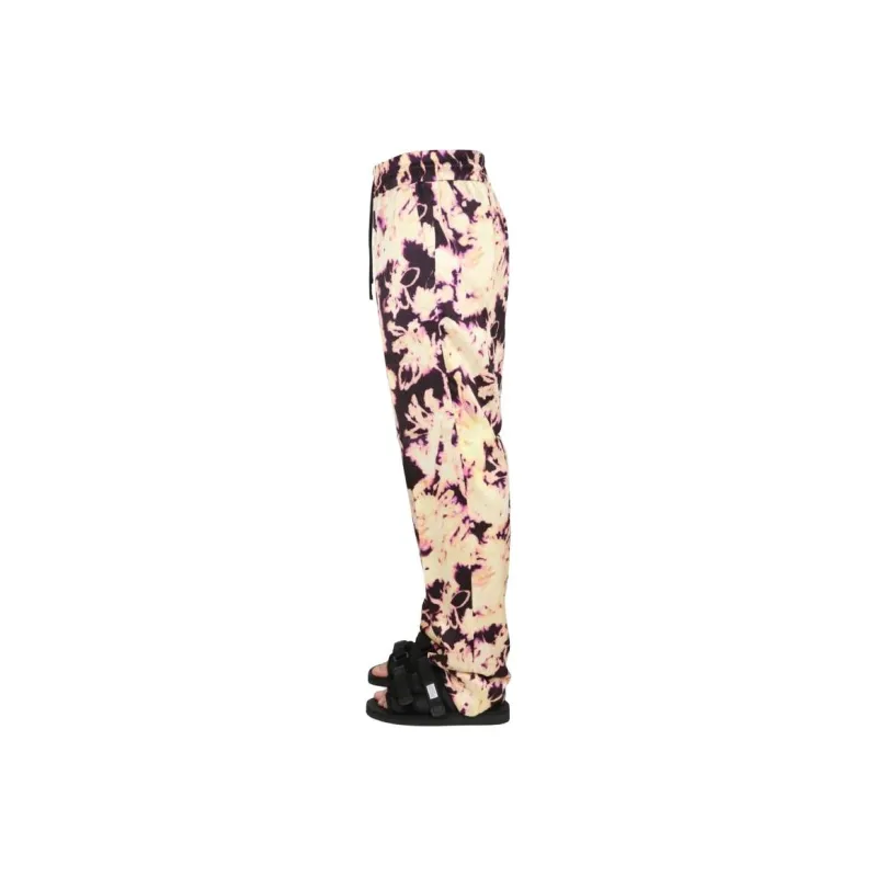 DRIES VAN NOTEN Graphic Printed Drawstring Trousers-2