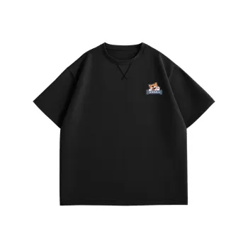 Cotton Gene Drop Shoulder Sleeve T Shirt Unisex
