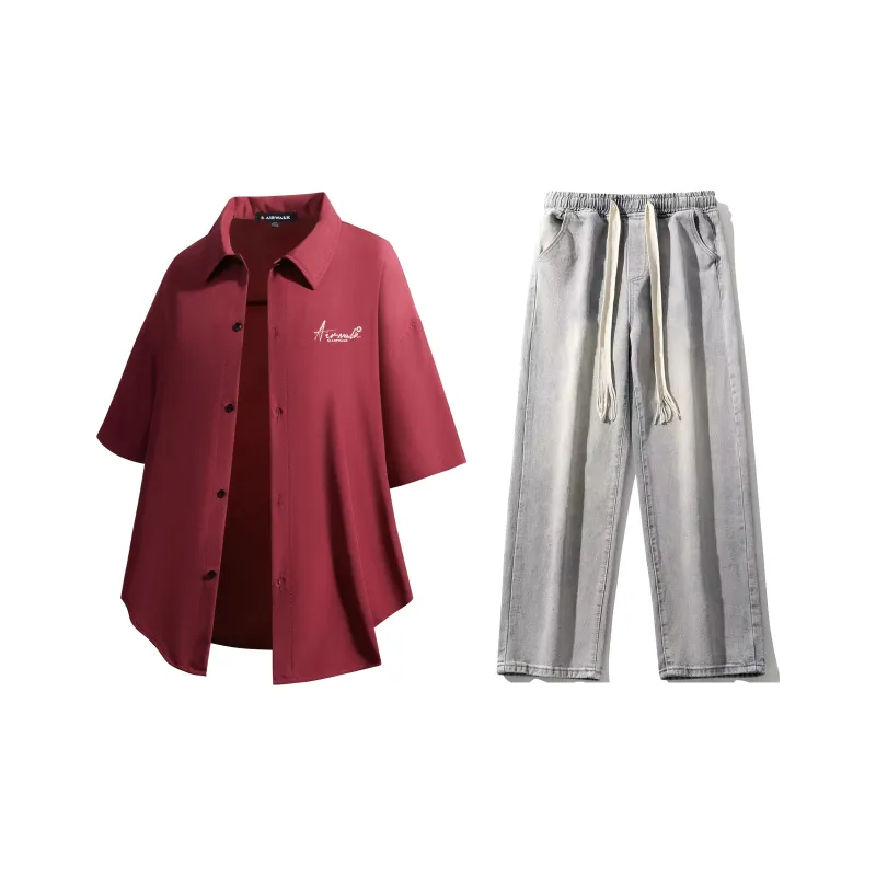 Airwalk Shirt Matching Set Unisex-54