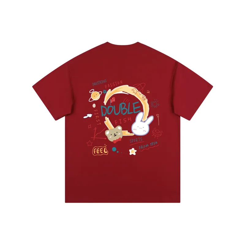 DOUBLE FISH T Shirts Unisex-5