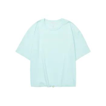 Skechers Mountain And Wild Outdoor Series Drop Shoulder Sleeve T Shirt Women's Light Aqua Blue