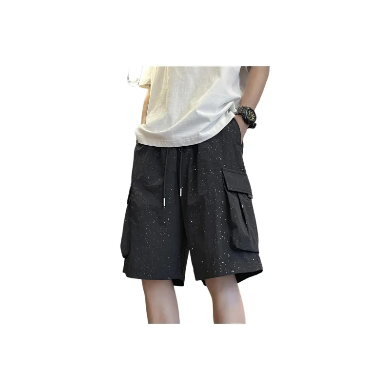 WOKXSS Casual Shorts Unisex Black-2