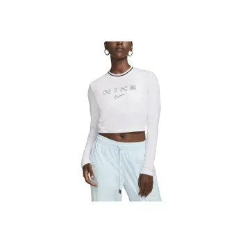 Nike Sportswear Chill Knit Women's Slim Long Sleeve Cropped Graphic T Shirt
