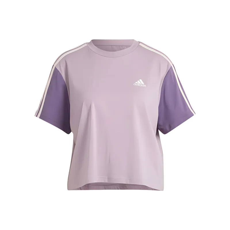 Adidas Essentials T Shirts Women's Purple-0