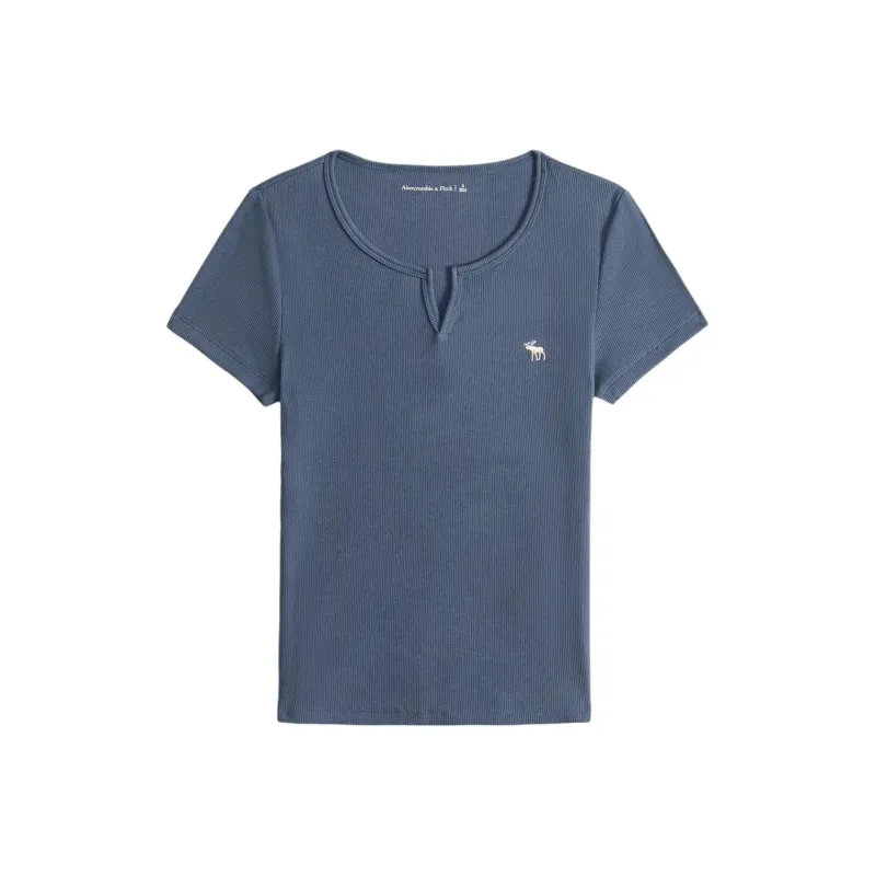 Abercrombie＆Fitch T Shirt Women's Blue-0