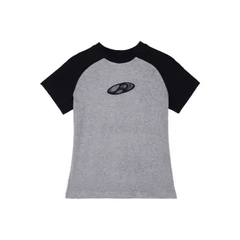 RUNTOTHEFUTURE SS22 T Shirt Women's Black Gray