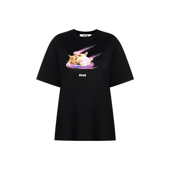 MSGM T-Shirts Women's Black