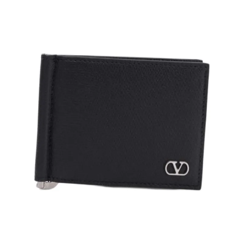 Valentino GARAVANI Leather Wallet Men's Black-1