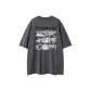 Dark Gray-T-Shirt-Old Newspaper Back