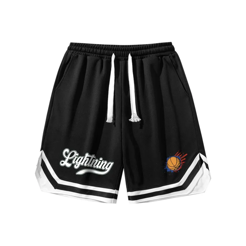 Lightning X Storm Basketball Shorts Unisex-4