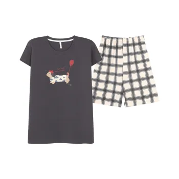 Qiao Ni Tong Pajama Set Men's Image Color