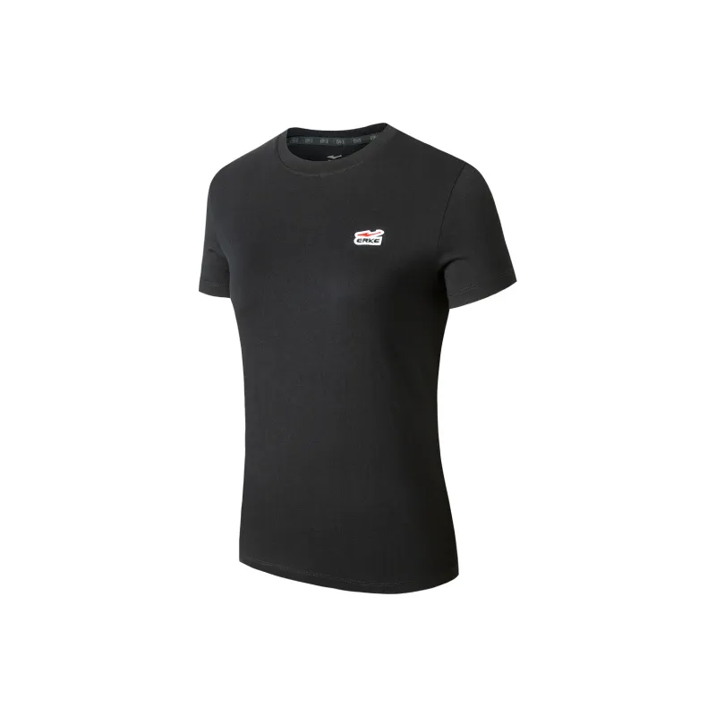 Erke T Shirts Women's Jet Black-0