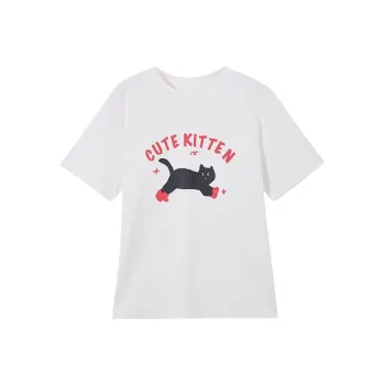 Ning Cai Yuer T Shirt Women's White