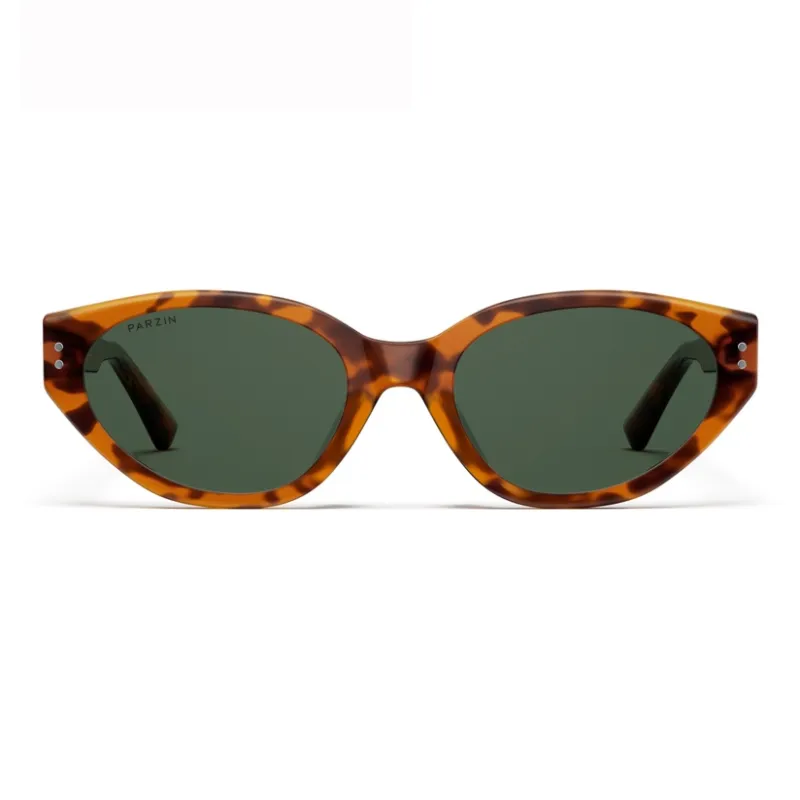 PARZIN Plate Frame Cat Eye Sunglasses Unisex-13