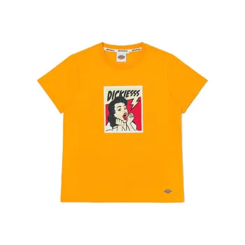 Dickies SS22 T Shirt Women's Bright Orange