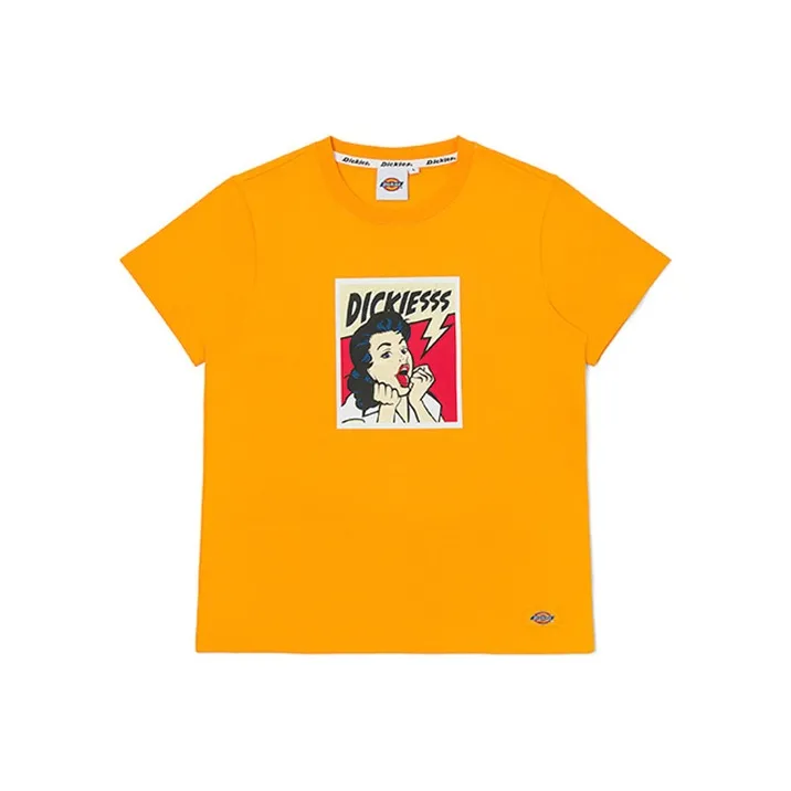 Dickies SS22 T Shirt Women's Bright Orange-0