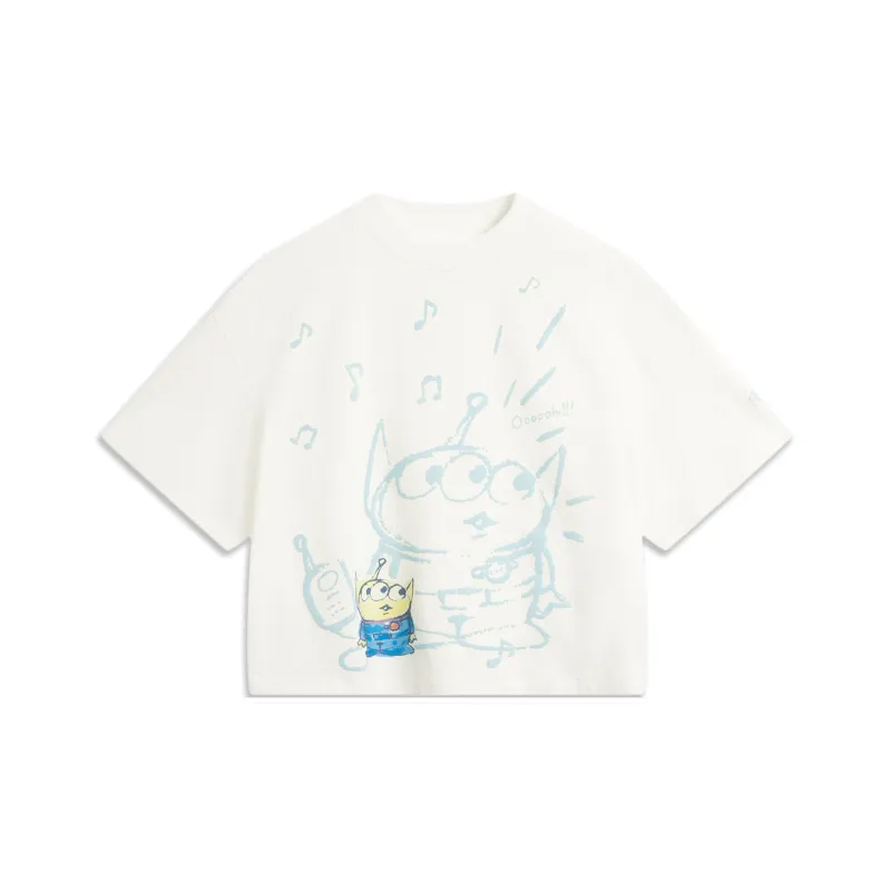 LiNing x Disney T Shirt Women's Ivory-0