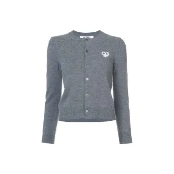 CDG Play Sweaters Women's Gray
