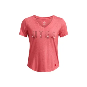 Under Armour BreezyCollegiate Regular T Shirt Women's Pink