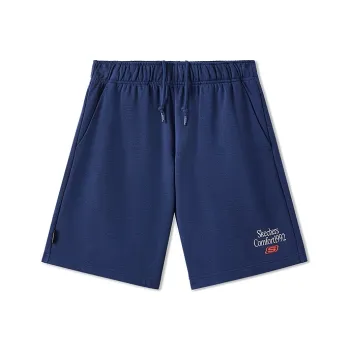 Skechers Sports Life Collection SS25 Sports Shorts Men's Marine Blue