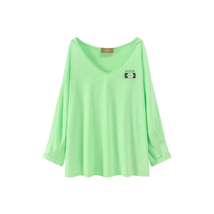 CHUU Drop Shoulder Sleeve T Shirt Women's-0