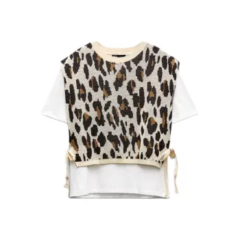 ZARA T Shirt Women's Leopard Print